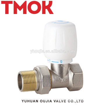 Brass radiator hydraulic propane temperature control valve